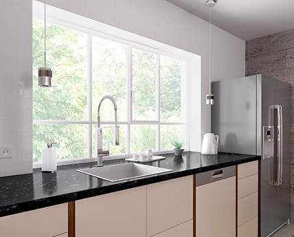 Browse Black Granite Kitchen Countertops At Wholesale Price